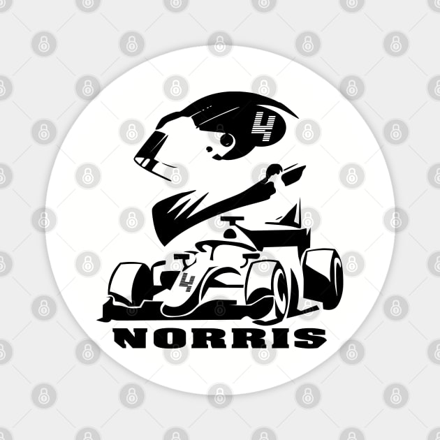 F1 Norris Magnet by Lifeline/BoneheadZ Apparel